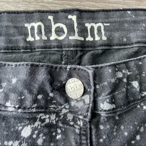 Mblm Splattered  Studded Skinny Jeans - Picture 4 of 15